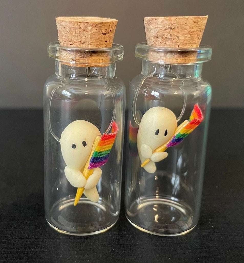 Pet Ghost with Pride Flag
